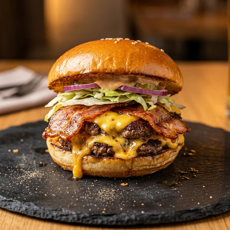 Doble Bacon Burger
