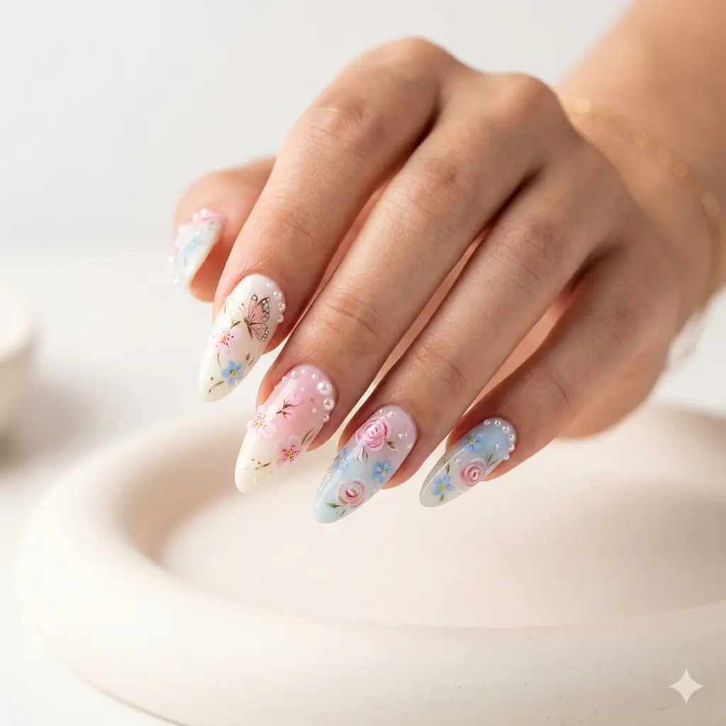 Diseño Nail Art (por uña)